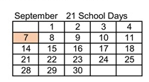 District School Academic Calendar for Ahwahnee High for September 2026