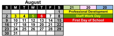 District School Academic Calendar for Zuni Intermediate for August 2026